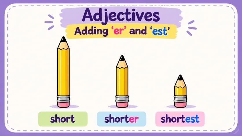 Adjectives - Adding 'er' and 'est'