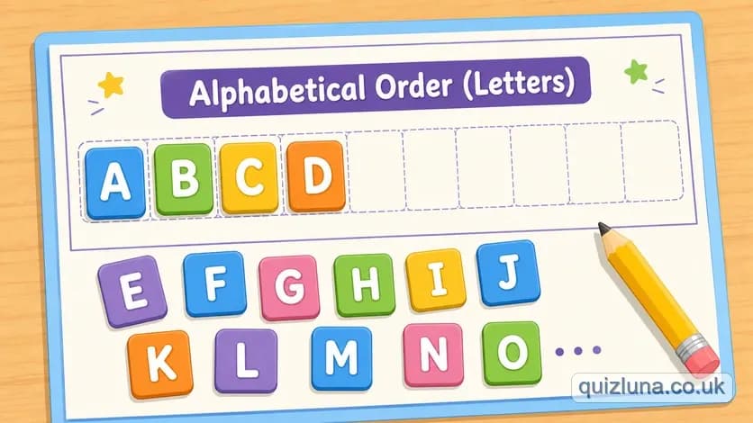Alphabetical Order (Letters)