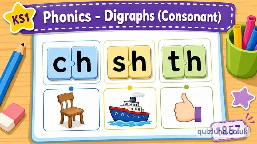 Phonics - Digraphs (Consonant)