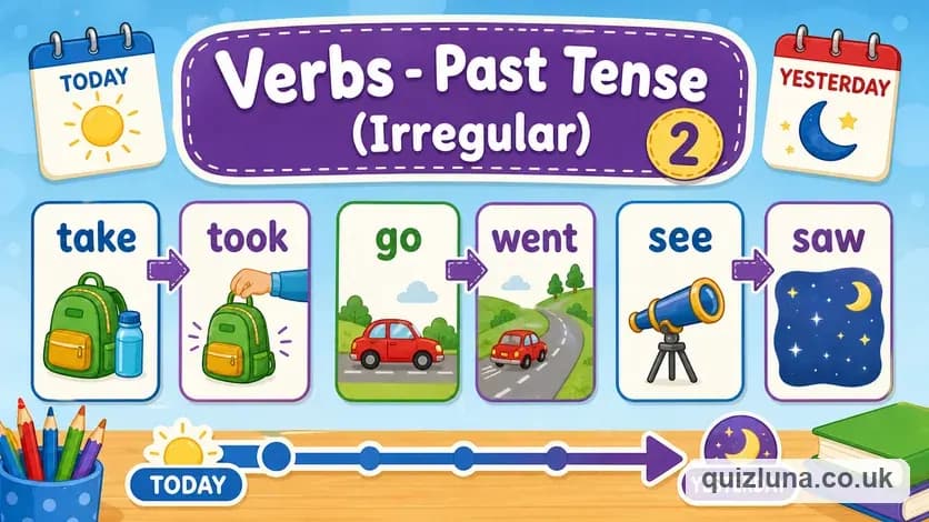 Verbs - Past Tense (Irregular) 2