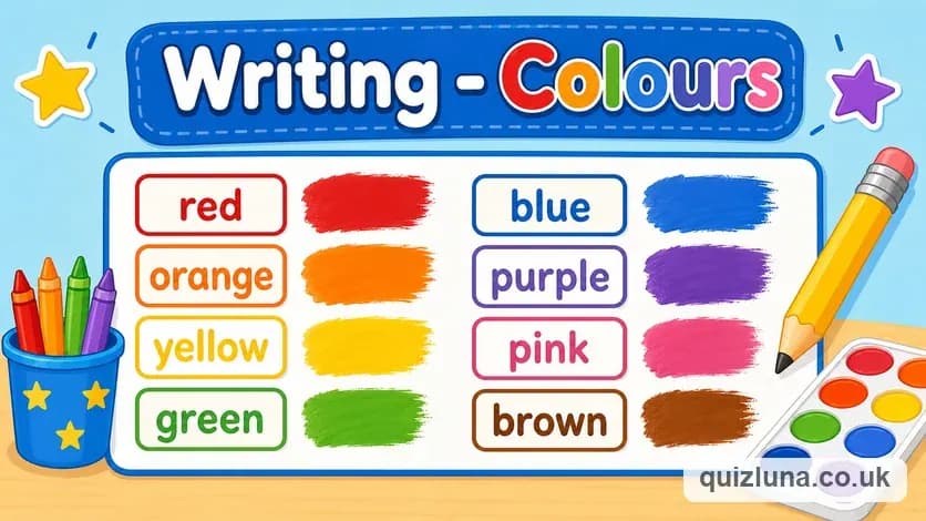 Writing - Colours