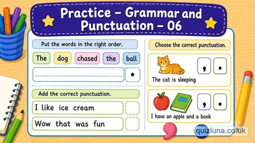 Practice - Grammar and Punctuation - 06